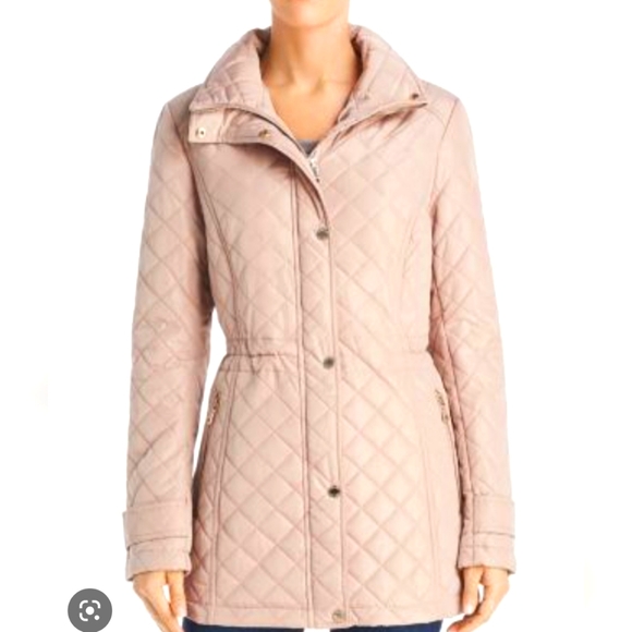 : Calvin KleinCalvin Klein Women's Classic Quilted Jacket with Side Tabs - Picture 1 of 9